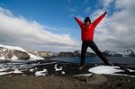Chris auf unserem 100 Meter hohen Berg