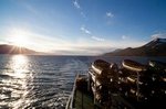 Zodiacs zum Anlanden