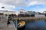 Ankunft in Stanley der Hauptstadt der Falkland Inseln