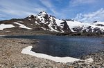 Unser erster Schnee auf 300 m über dem Meer